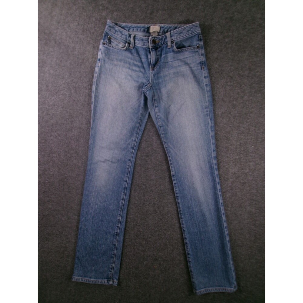 GAP Jeans Womens 2 Blue Curvy Straight Fit Medium Wash Casual Faded
